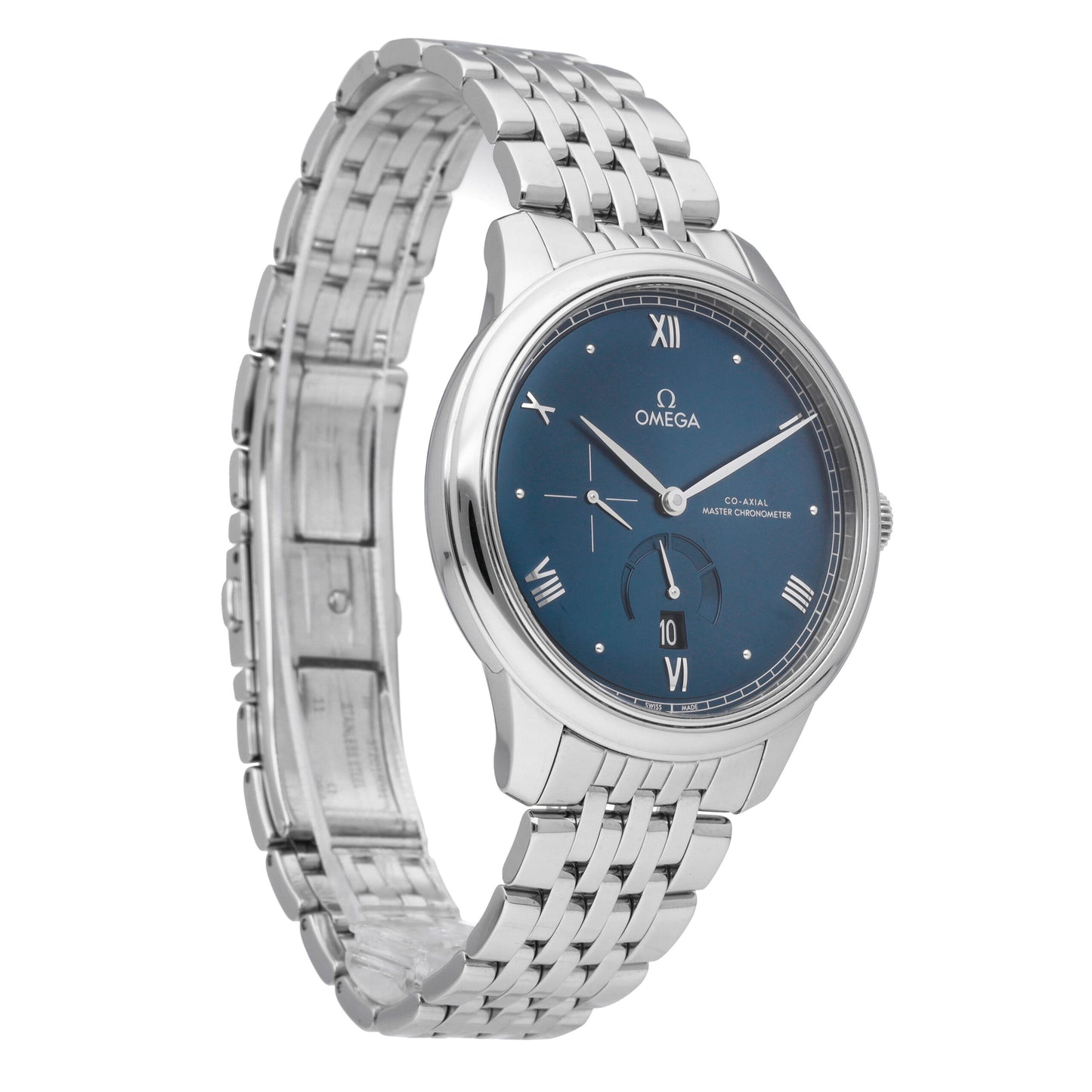 Omega De Ville Prestige Blue Dial 41mm Automatic Men's Watch 43410412103002