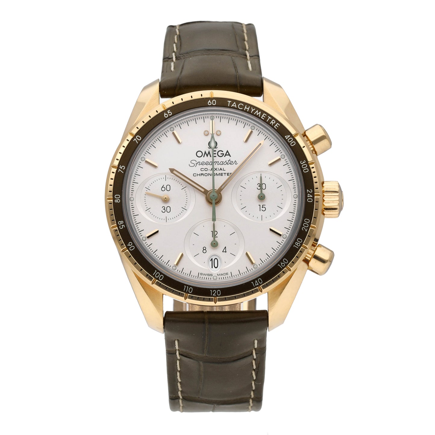 Omega Speedmaster 18k Yellow Gold 38mm Automatic Men's Watch 324.63.38.50.02.004