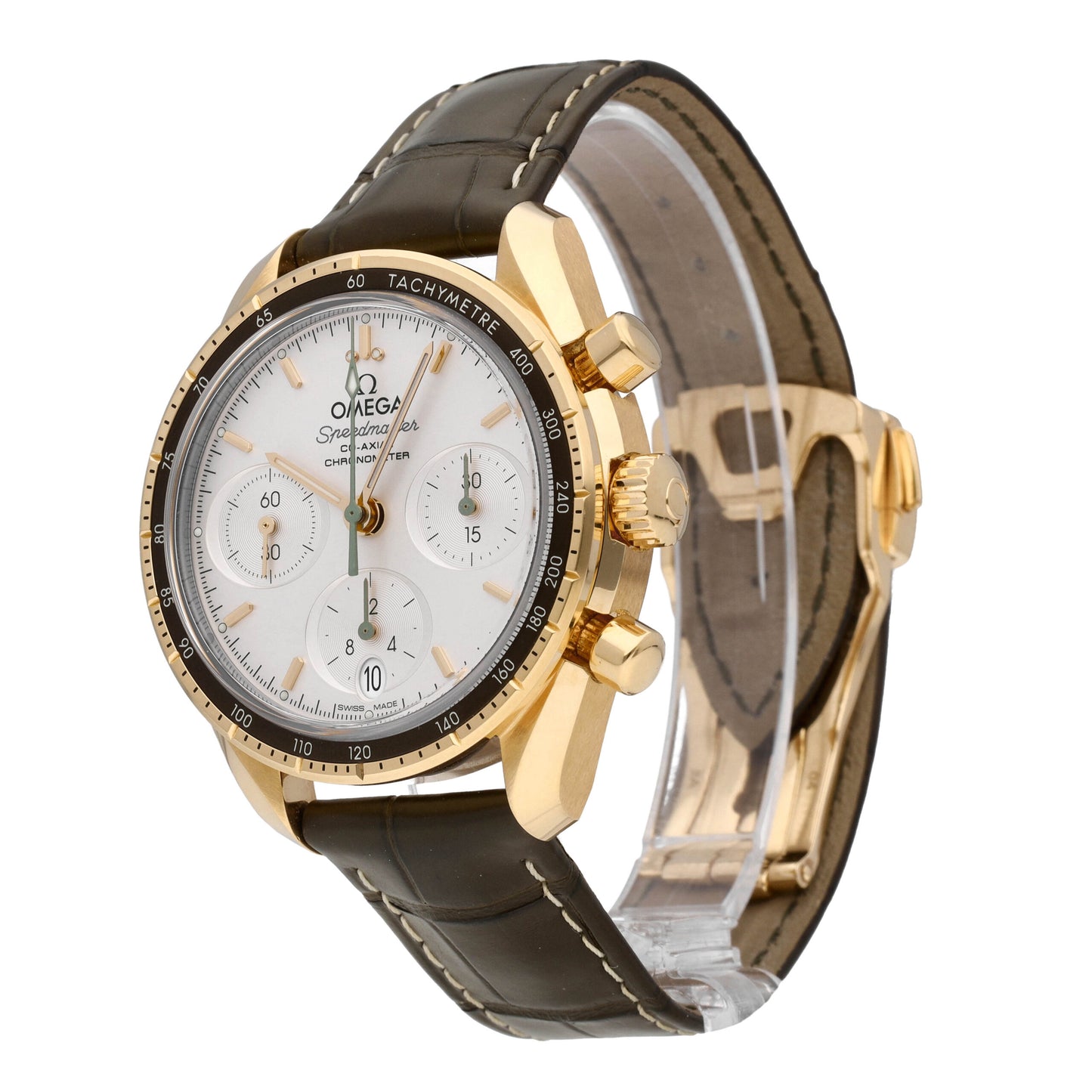 Omega Speedmaster 18k Yellow Gold 38mm Automatic Men's Watch 324.63.38.50.02.004