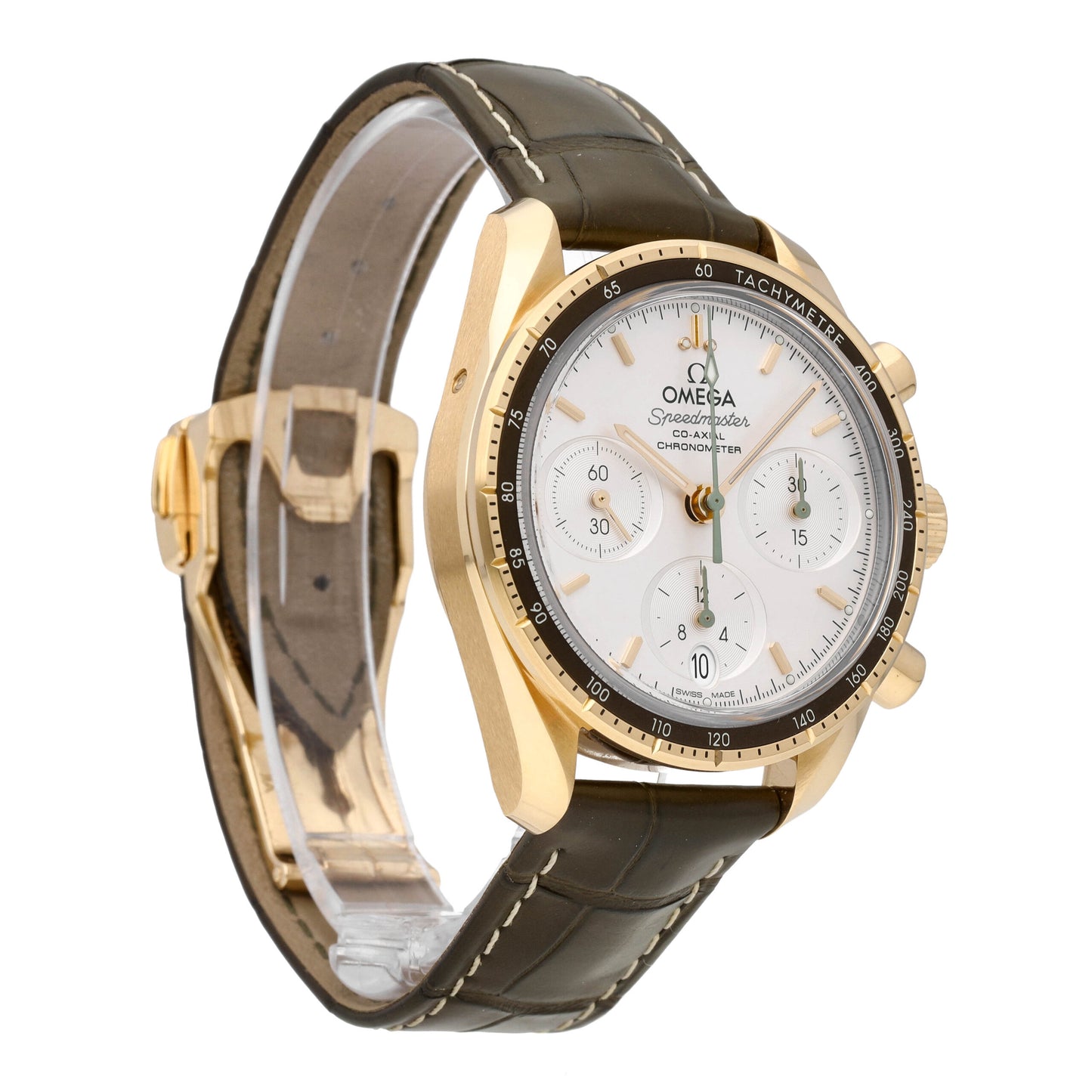 Omega Speedmaster 18k Yellow Gold 38mm Automatic Men's Watch 324.63.38.50.02.004