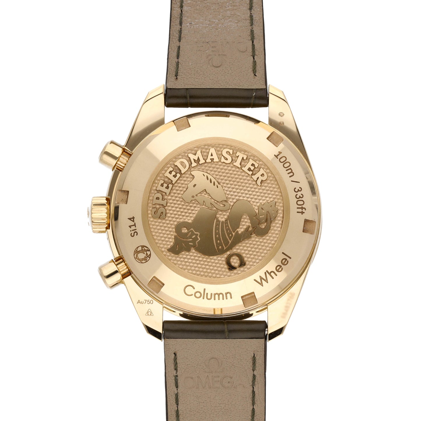 Omega Speedmaster 18k Yellow Gold 38mm Automatic Men's Watch 324.63.38.50.02.004