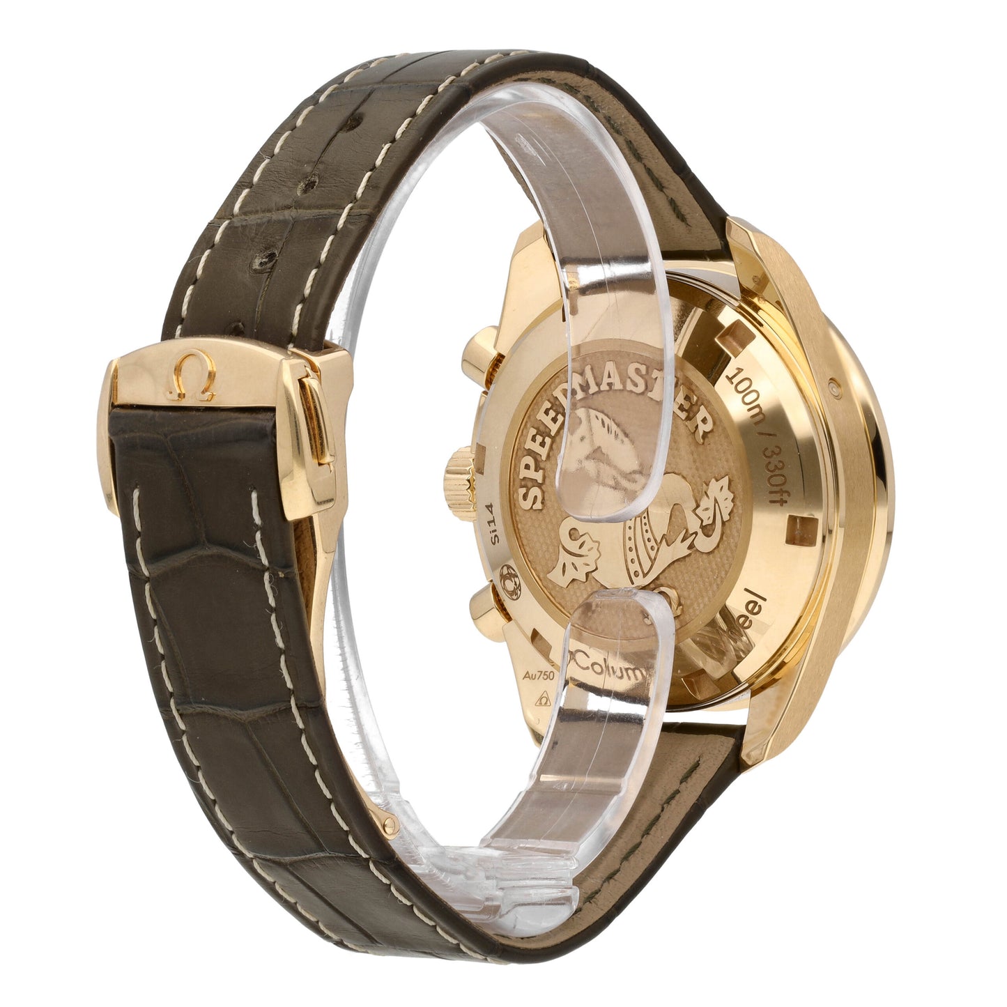 Omega Speedmaster 18k Yellow Gold 38mm Automatic Men's Watch 324.63.38.50.02.004