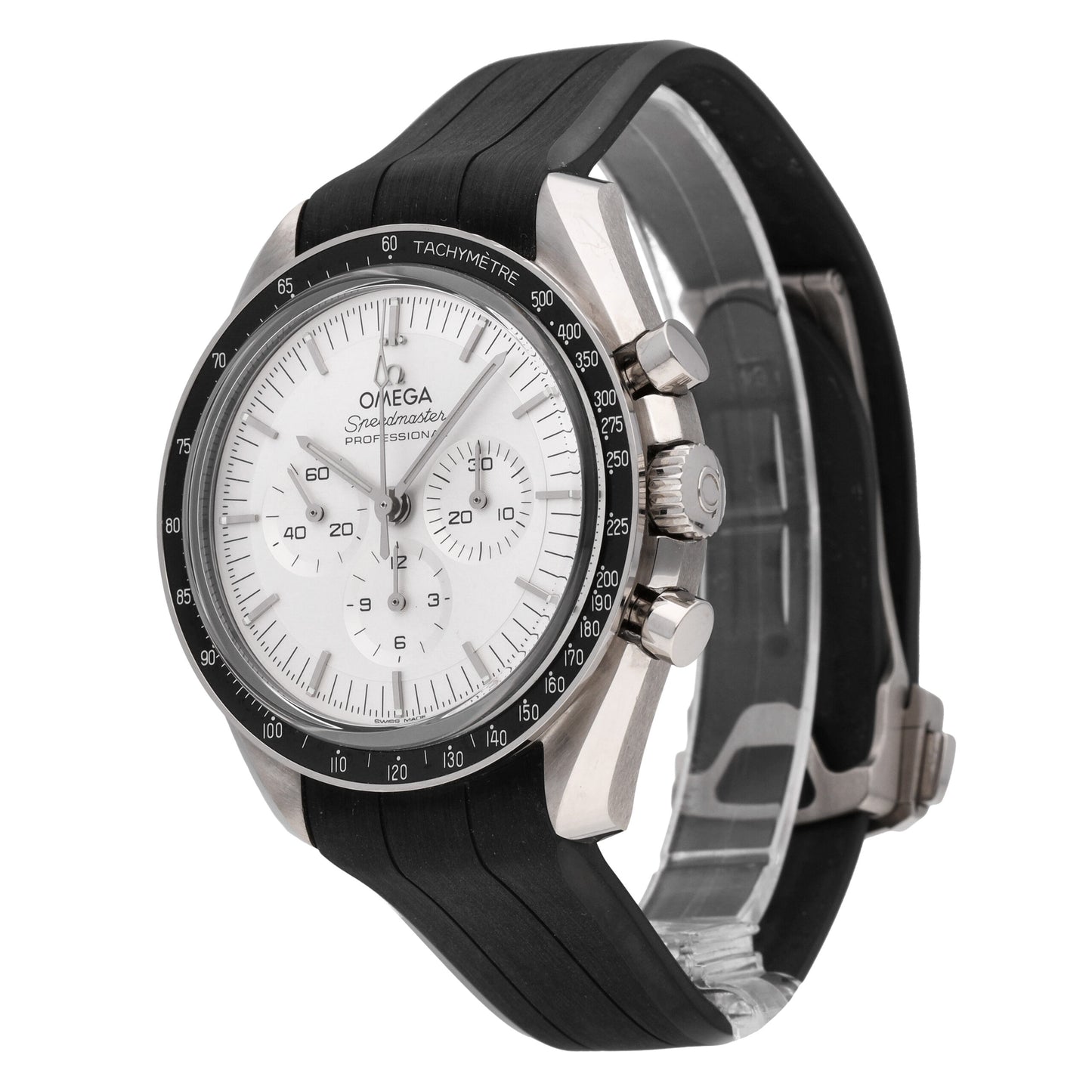 Omega Speedmaster Co-Axial 18k White Gold Manual-Wind Watch 310.63.42.50.02.001