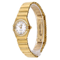 Omega Constellation 18k Yellow Gold 22.5mm Quartz Ladies Watch 1167.75.00