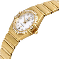 Omega Constellation 18k Yellow Gold 22.5mm Quartz Ladies Watch 1167.75.00