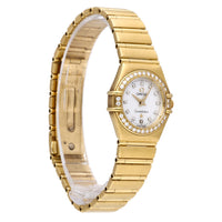 Omega Constellation 18k Yellow Gold 22.5mm Quartz Ladies Watch 1167.75.00