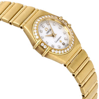 Omega Constellation 18k Yellow Gold 22.5mm Quartz Ladies Watch 1167.75.00