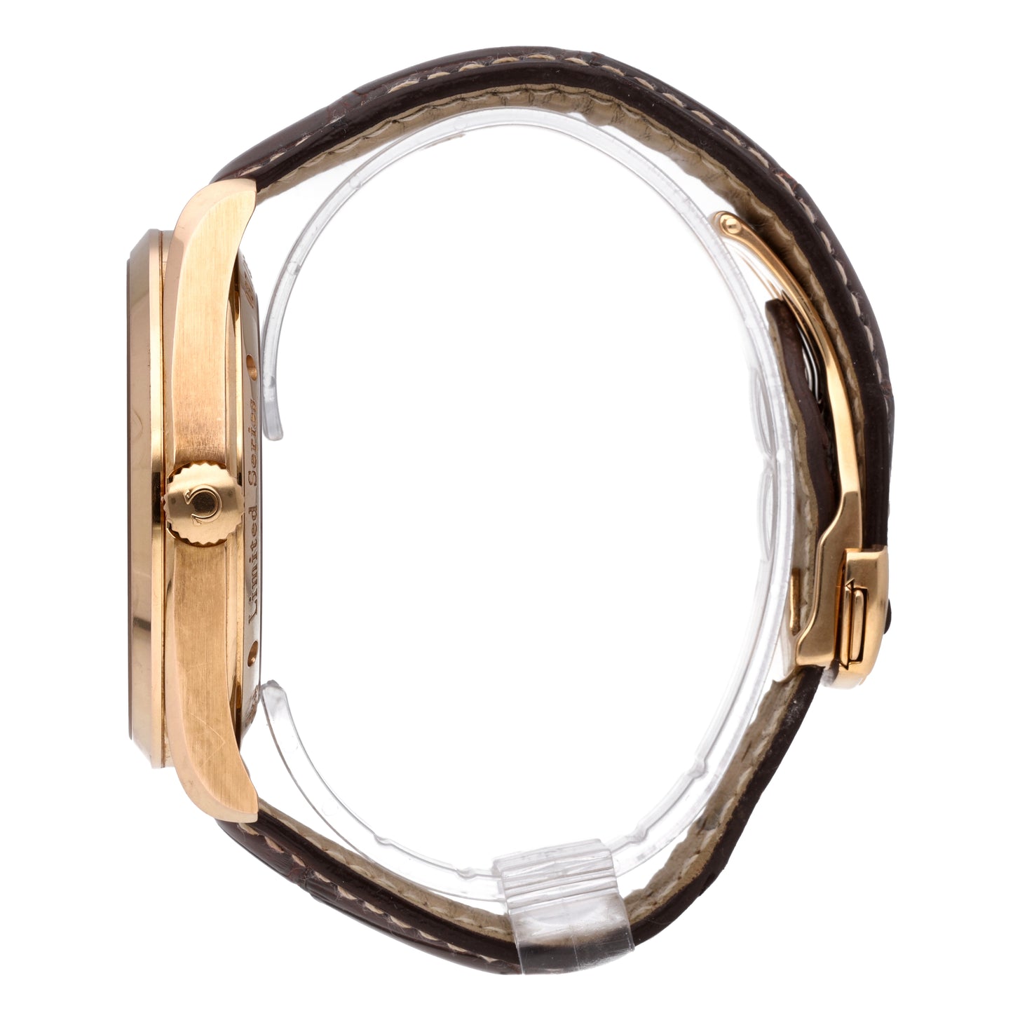 Omega Seamaster 18k Rose Gold 49.2mm Manual-Wind Men's Watch 221.53.49.10.01.001