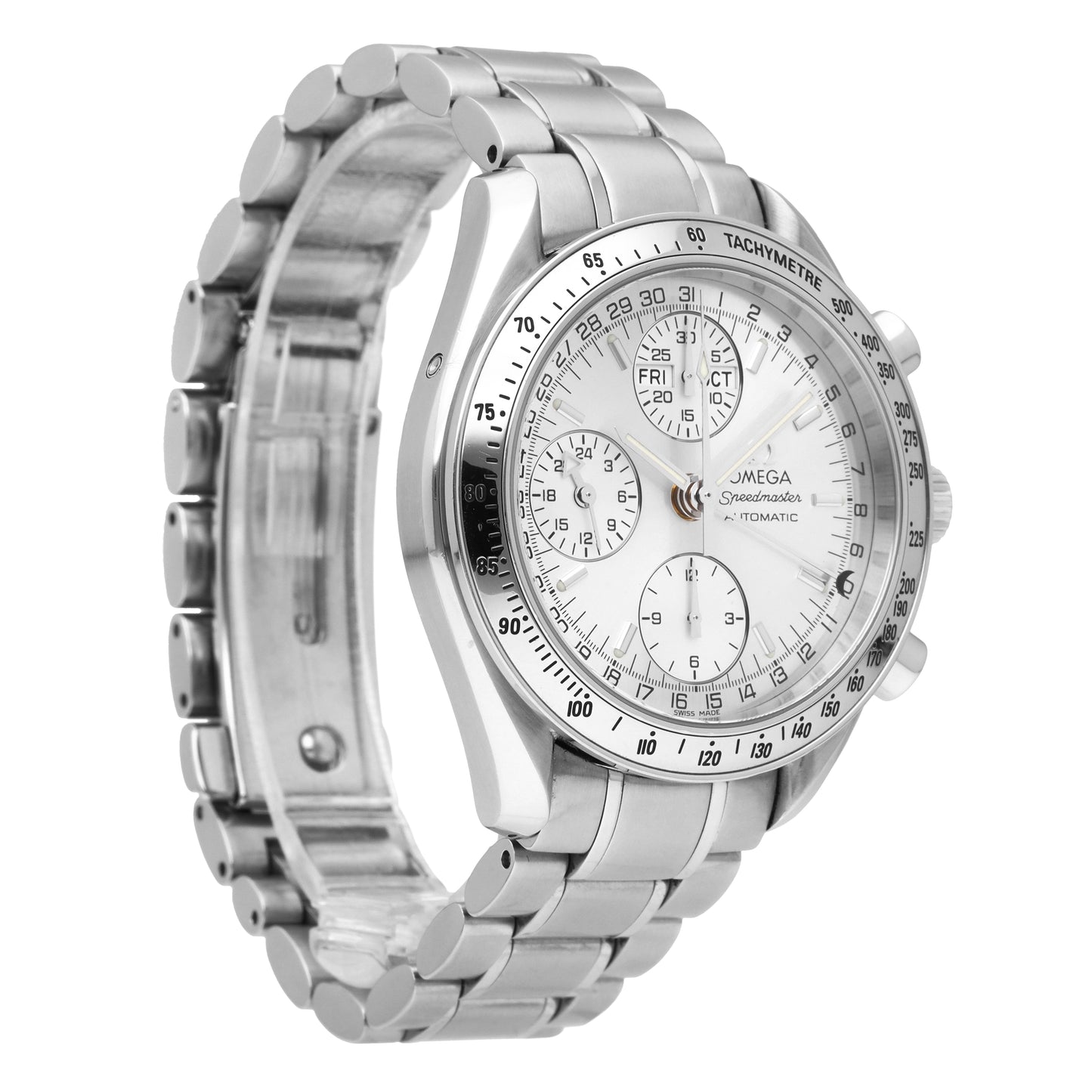 Omega Speedmaster Day‑Date Silver Dial 39mm Automatic Men's Watch 3523.30.00