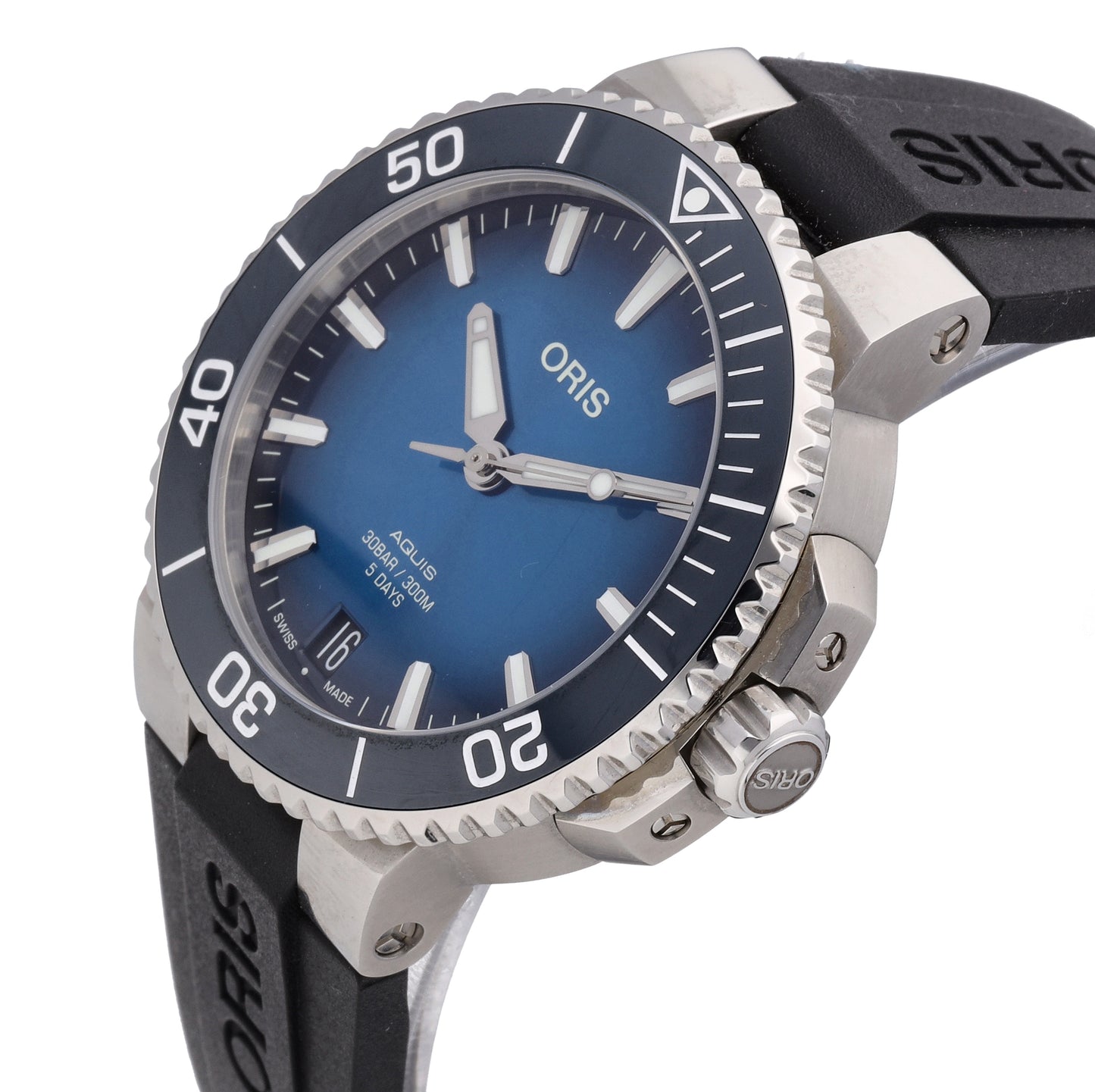 Oris Aquis Date Calibre 400 Blue Dial 41.5mm Automatic Men's Watch 0140077694135
