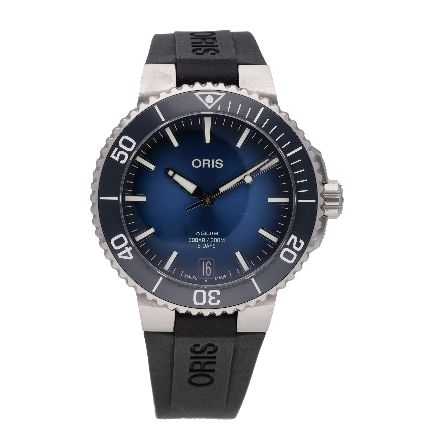 Oris Aquis Date Calibre 400 Blue Dial 41.5mm Automatic Men's Watch 0140077694135