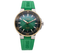 Oris Aquis Date Calibre 400 Green Dial 41.5mm Automatic Mens Watch 0140077696357