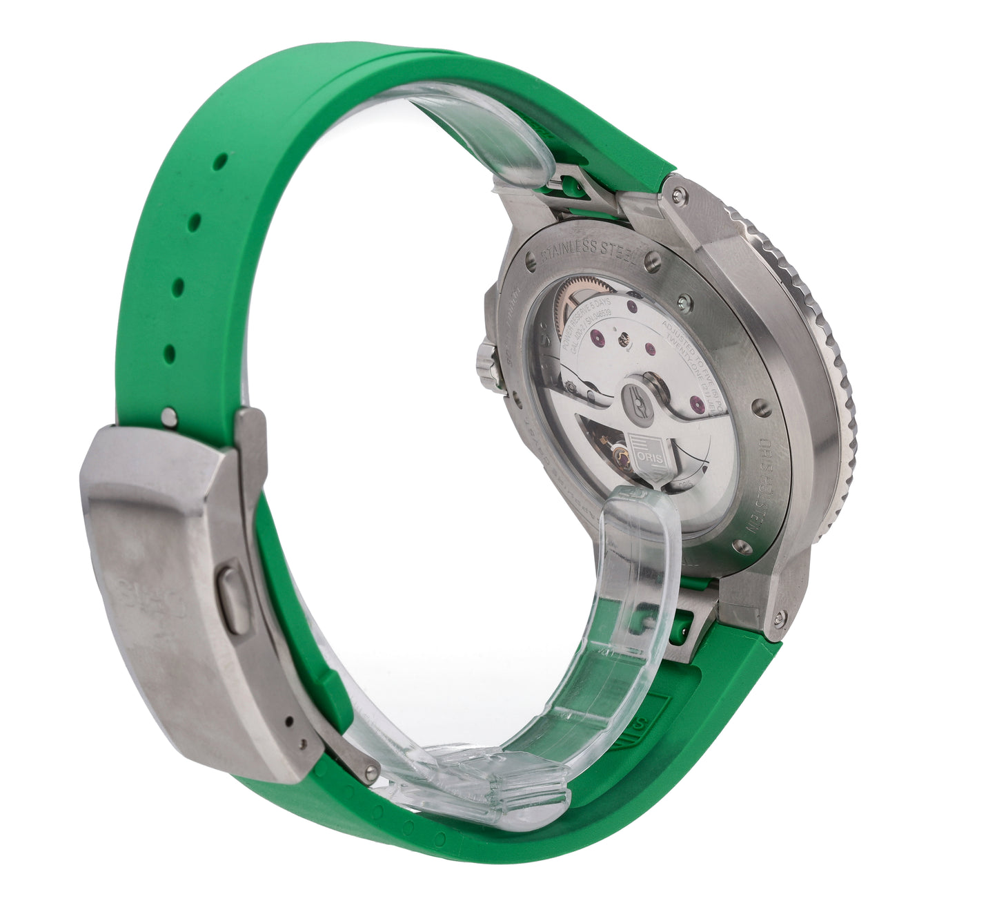 Oris Aquis Date Calibre 400 Green Dial 43.5mm Automatic Mens Watch 0140077904157