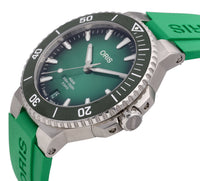 Oris Aquis Date Calibre 400 Green Dial 43.5mm Automatic Mens Watch 0140077904157