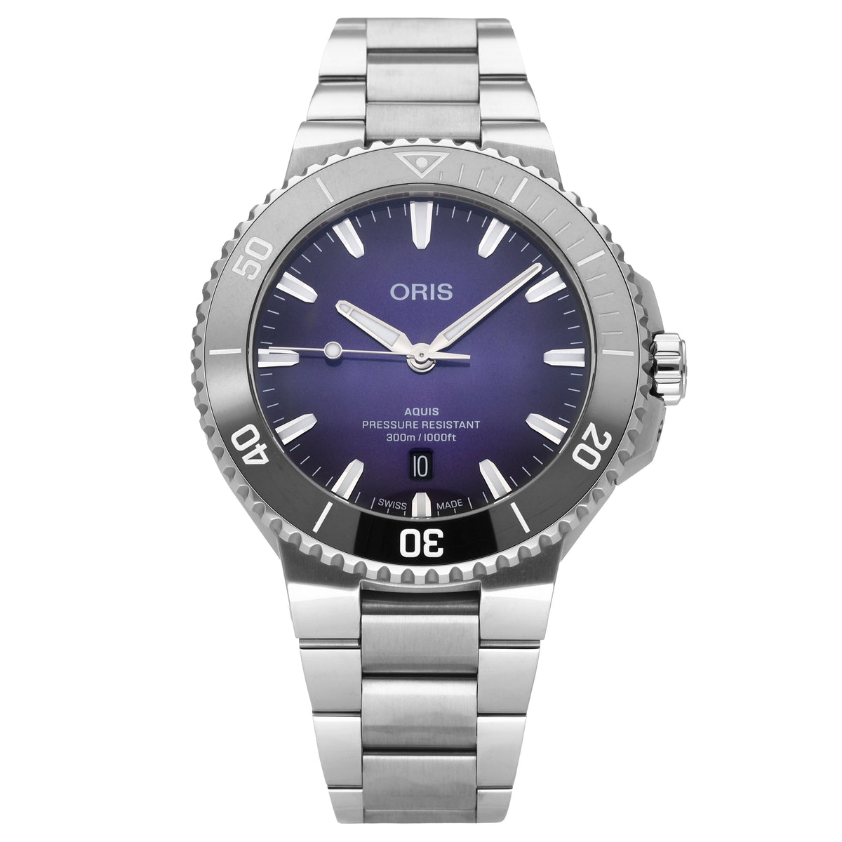 Oris Aquis Date Taste of Summer Purple Dial Automatic Men's Watch 0173377894158