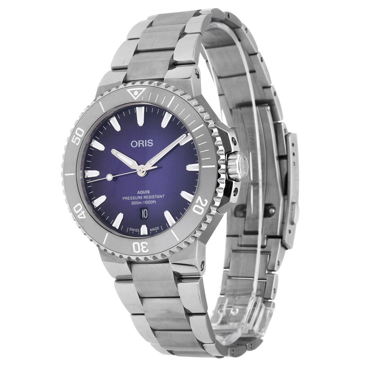 Oris Aquis Date Taste of Summer Purple Dial Automatic Men's Watch 0173377894158