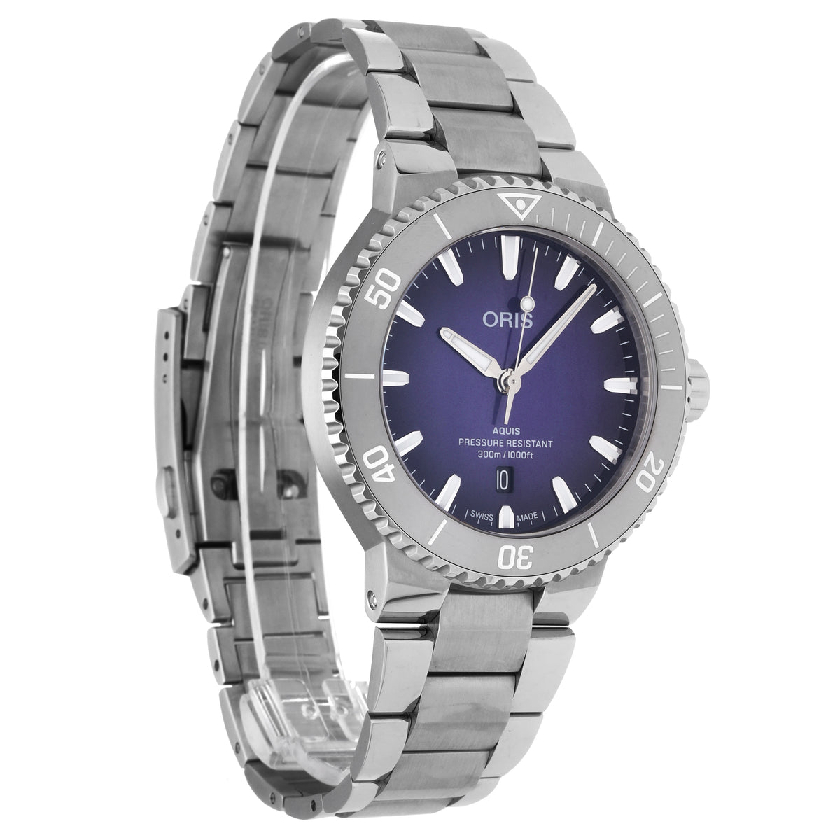 Oris Aquis Date Taste of Summer Purple Dial Automatic Men's Watch 0173377894158