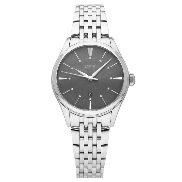 Oris Artelier Date Black Dial 33mm Automatic Ladies Watch 01 561 7724 4053