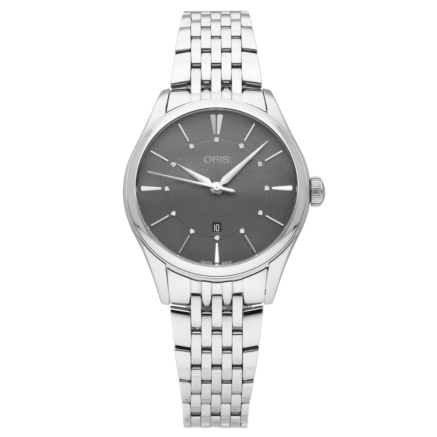 Oris Artelier Date Black Dial 33mm Automatic Ladies Watch 01 561 7724 4053
