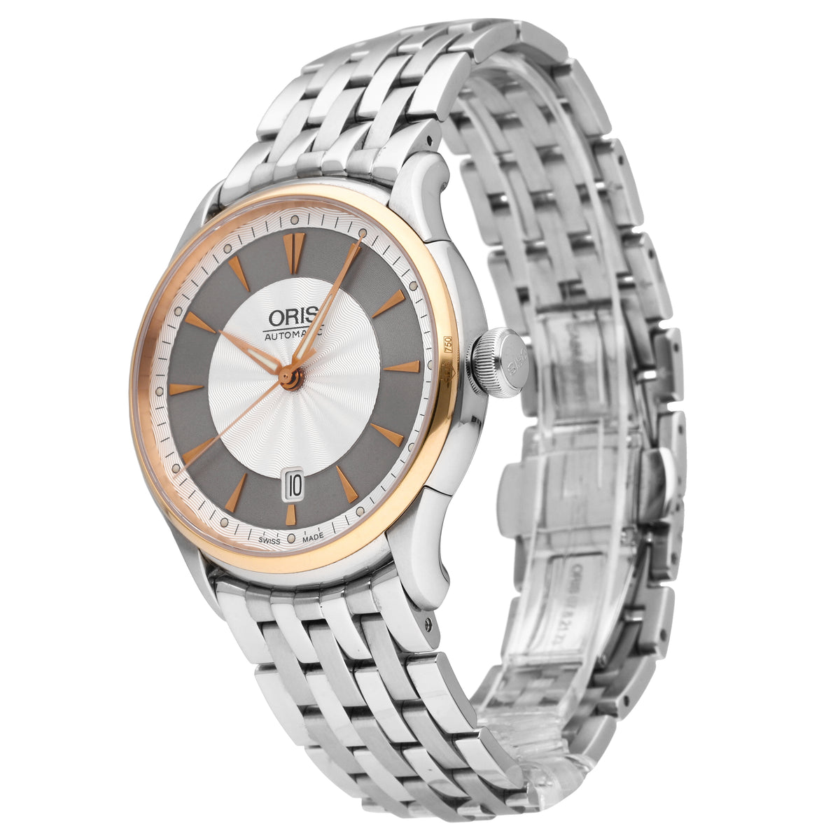 Oris Artelier Date Silver Dial 40mm Automatic Men's Watch 01 733 7591 6351