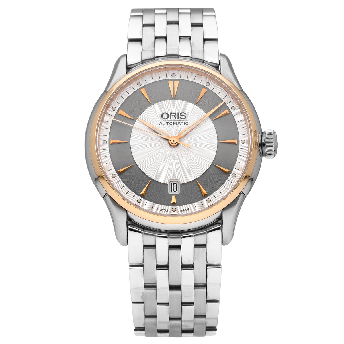 Oris Artelier Date Silver Dial 40mm Automatic Men's Watch 01 733 7591 6351