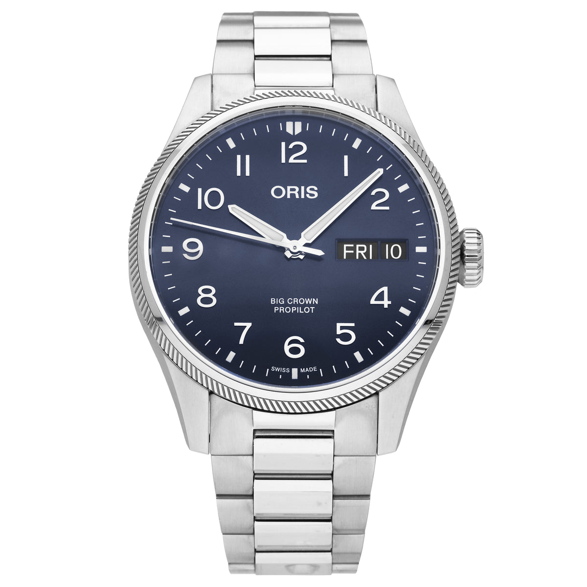 Oris Big Crown ProPilot Day Date Blue Dial Automatic Mens Watch 01 752 7760 4065
