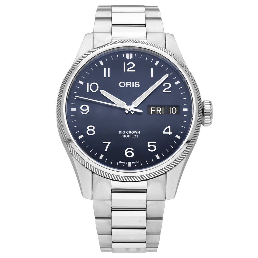 Oris Big Crown ProPilot Day Date Blue Dial Automatic Mens Watch 01 752 7760 4065