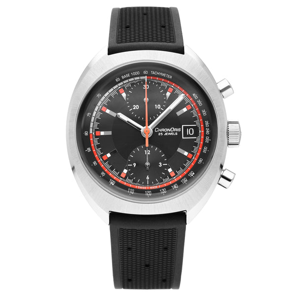 Oris Chronoris LE Black Dial 40mm Automatic Men's Watch 01 673 7739 4034-SET RS
