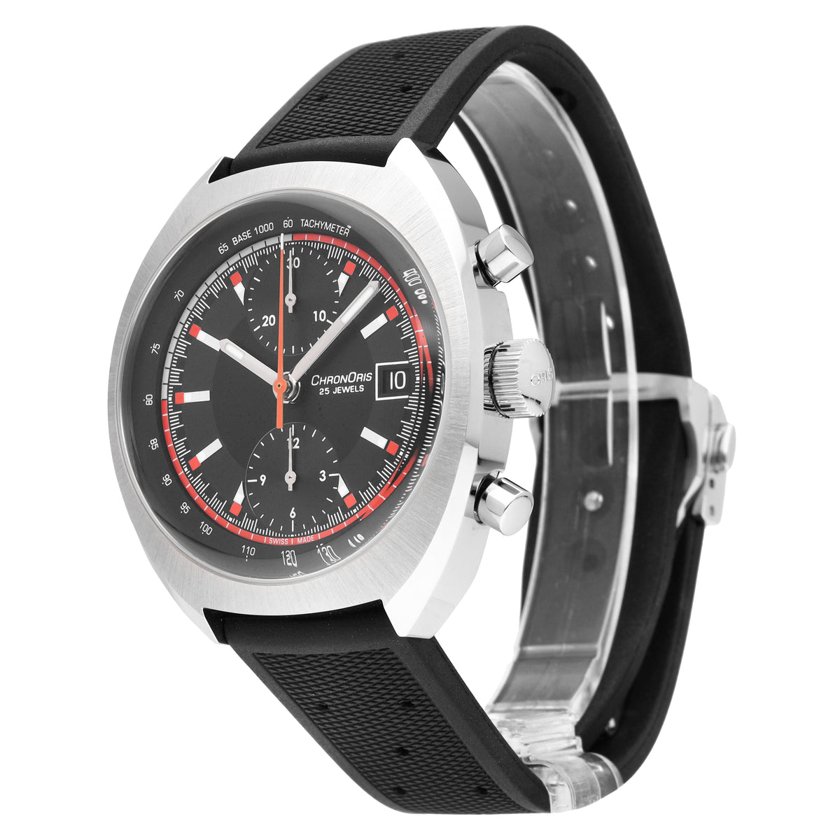Oris Chronoris LE Black Dial 40mm Automatic Men's Watch 01 673 7739 4034-SET RS