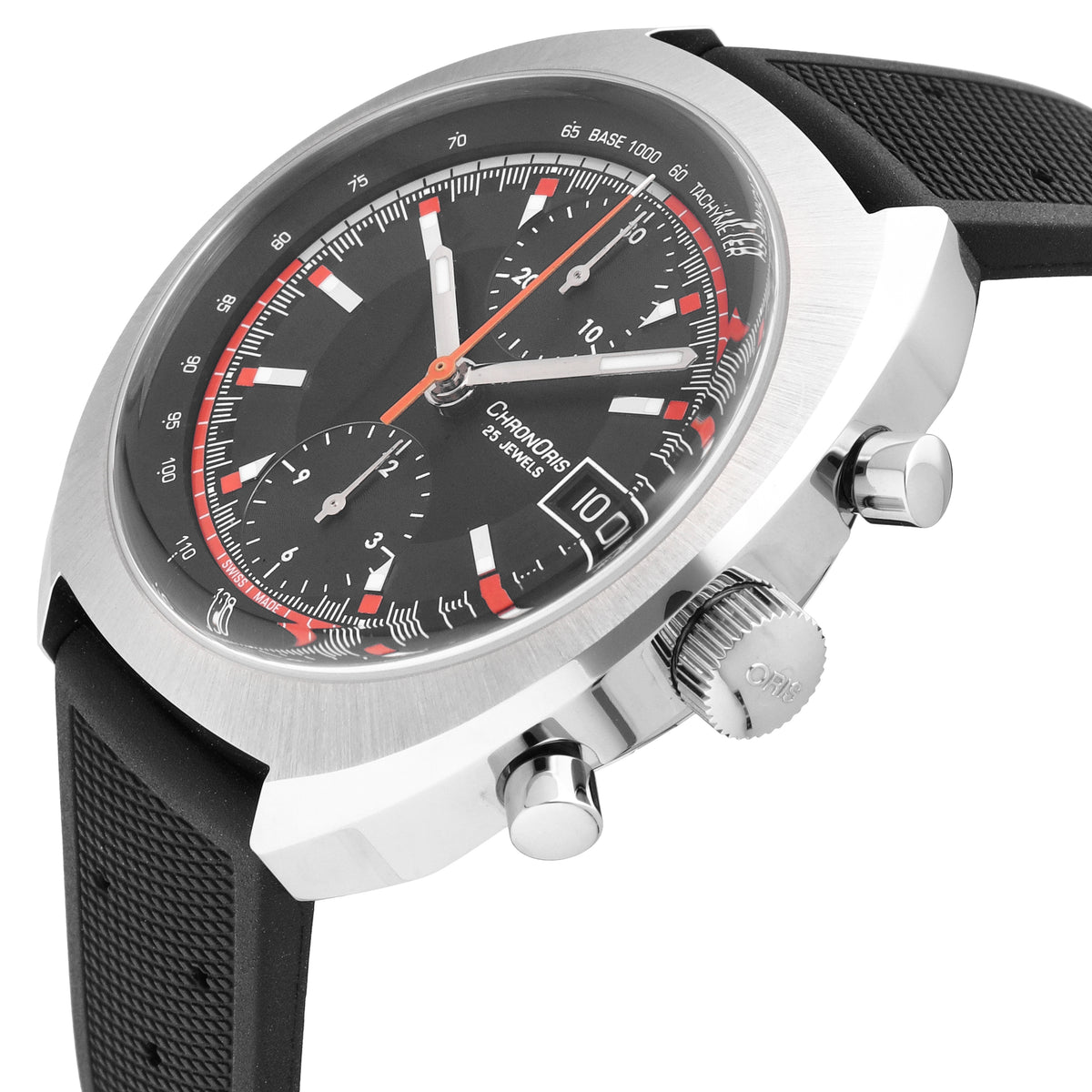Oris Chronoris LE Black Dial 40mm Automatic Men's Watch 01 673 7739 4034-SET RS