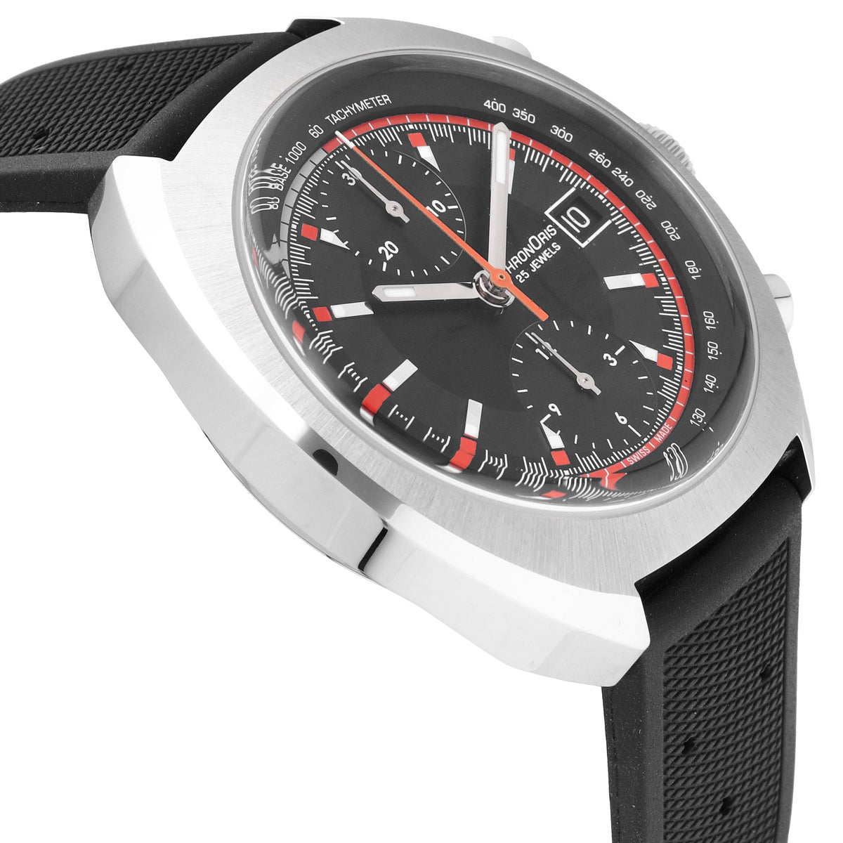 Oris Chronoris LE Black Dial 40mm Automatic Men's Watch 01 673 7739 4034-SET RS