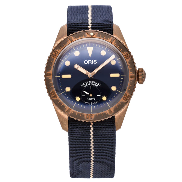 Oris Diver Carl Brashear Calibre 401 LE Automatic Men Watch 01 401 7764 3185-SET