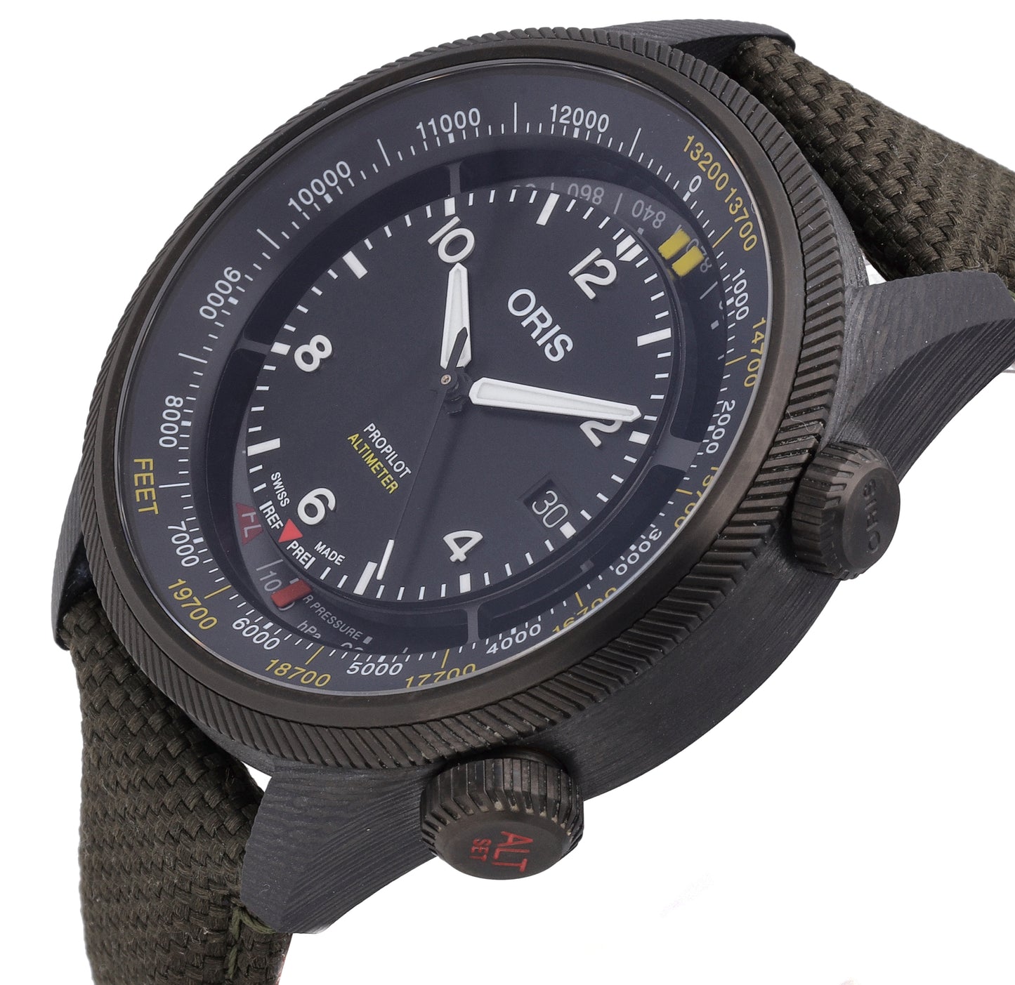 Oris ProPilot Altimeter Black Dial 47mm Automatic Men's Watch 0179377758734