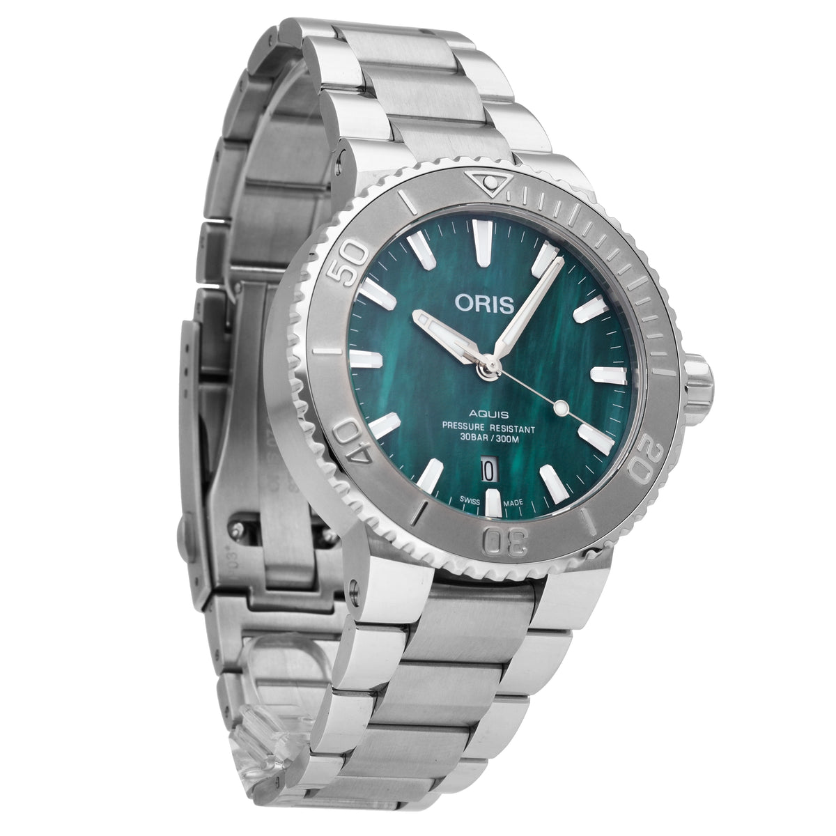 Oris X Bracenet Green Dial 43.5mm Automatic Men's Watch 0173377304137