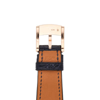 Parmigiani Tonda Metropolitaine 18k Rose Gold Rainbow Bezel Watch PFC801-1510021