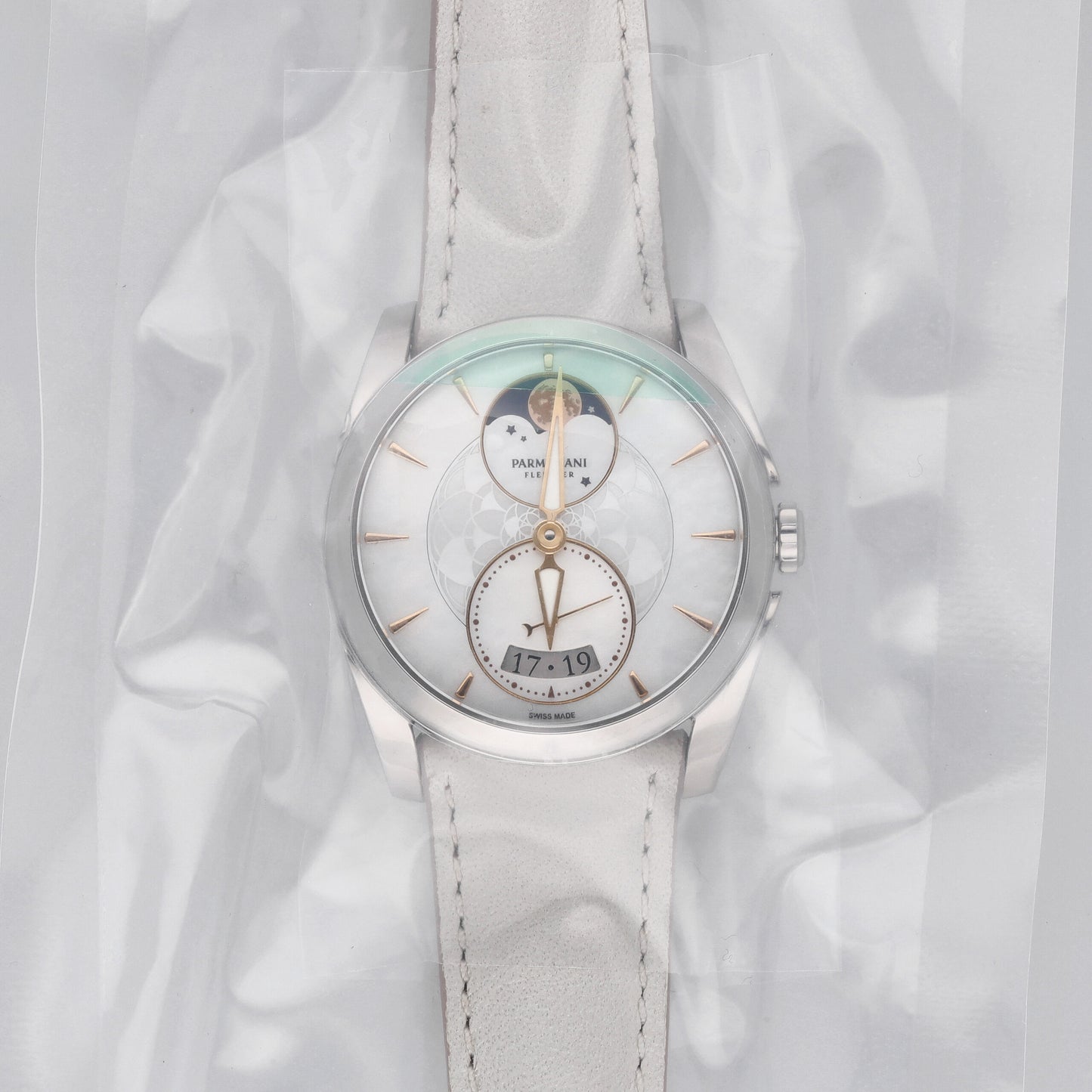 Parmigiani Tonda Metropolitaine Selene Auto Ladies Watch PFC283-0003300-XC2421