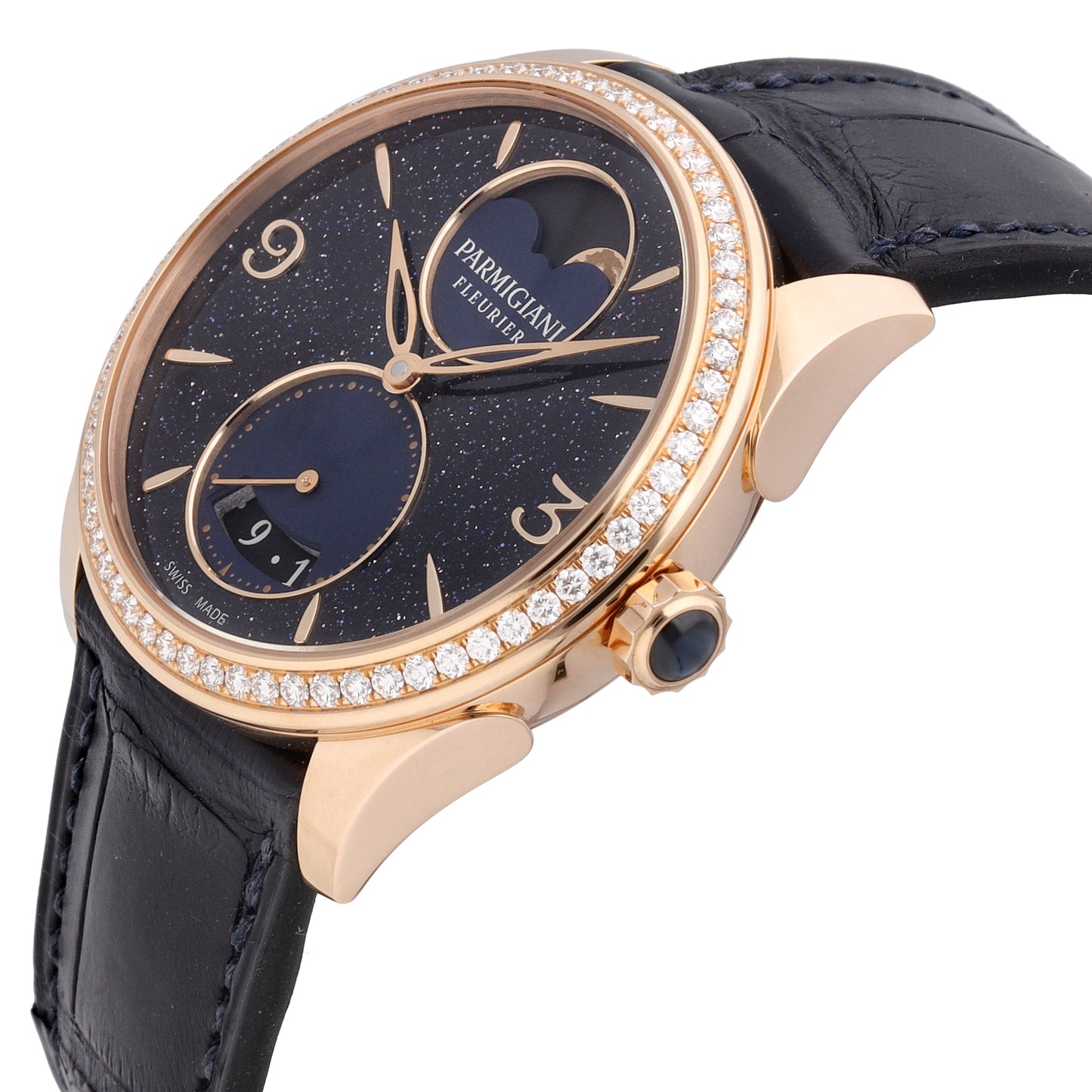 Parmigiani Tonda Selene 18k Rose Gold Auto Ladies Watch PFC810-1510320-HA3181