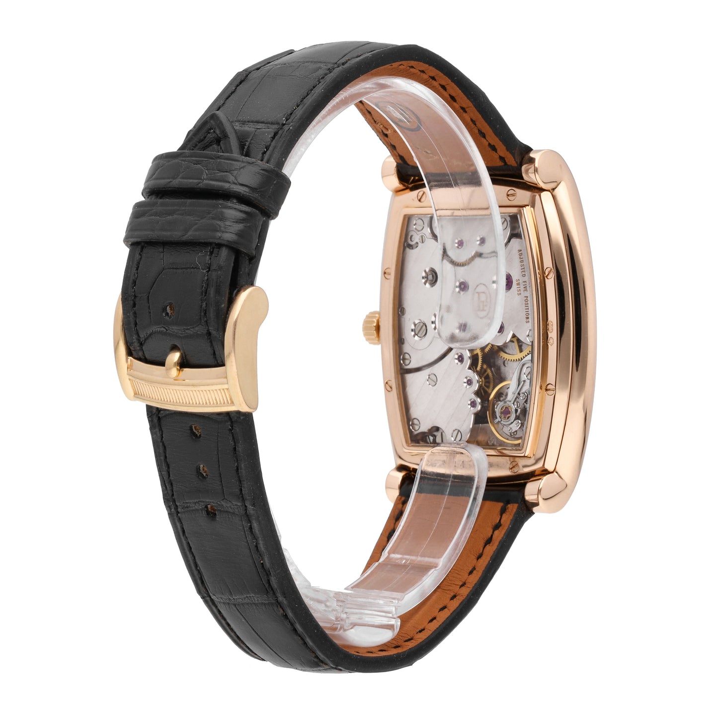 Parmigiani Fleurier Ionica 8 Days 18k Rose Gold Manual-Wind Mens Watch PF000340