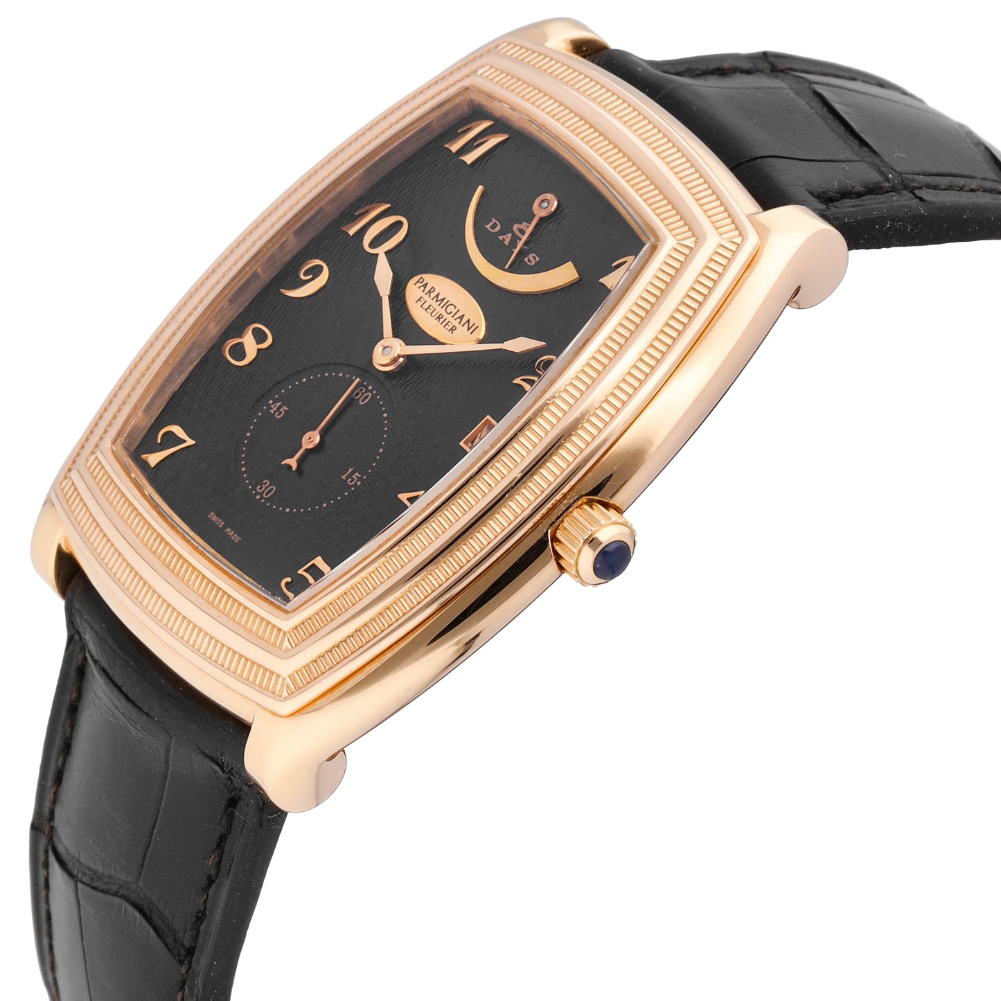 Parmigiani Fleurier Ionica 8 Days 18k Rose Gold Manual-Wind Mens Watch PF000340