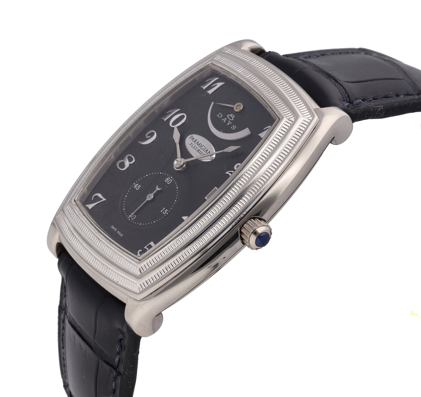 Parmigiani Fleurier Ionica 8 Days 18k White Gold Manual-Wind Watch PF-000107-01