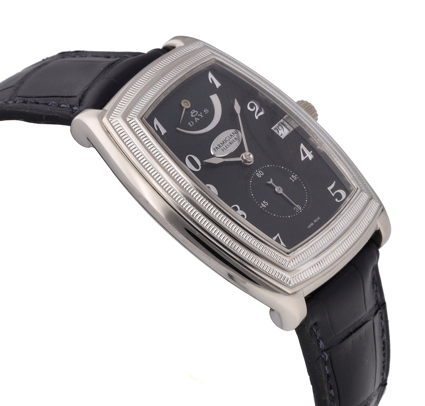 Parmigiani Fleurier Ionica 8 Days 18k White Gold Manual-Wind Watch PF-000107-01