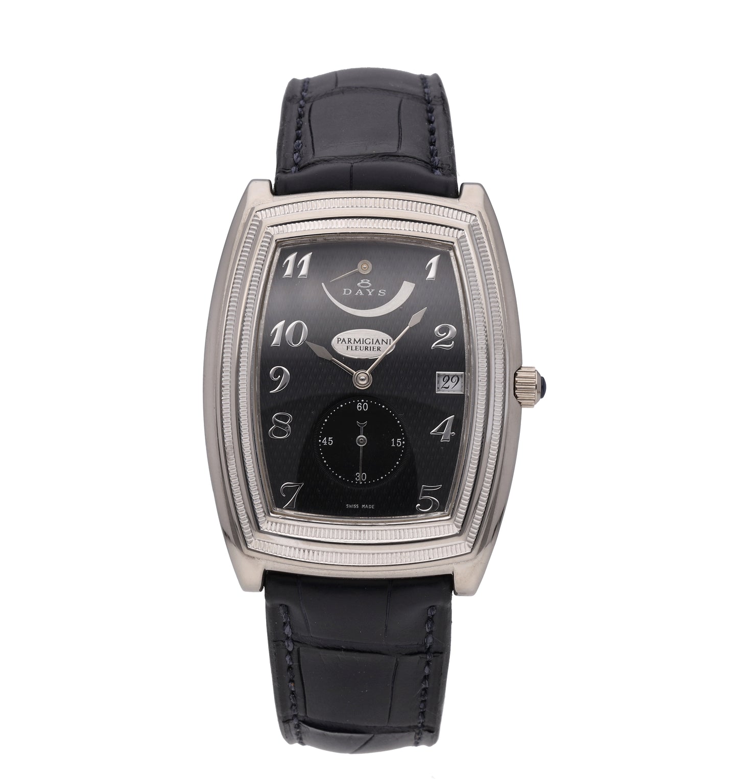 Parmigiani Fleurier Ionica 8 Days 18k White Gold Manual-Wind Watch PF-000107-01