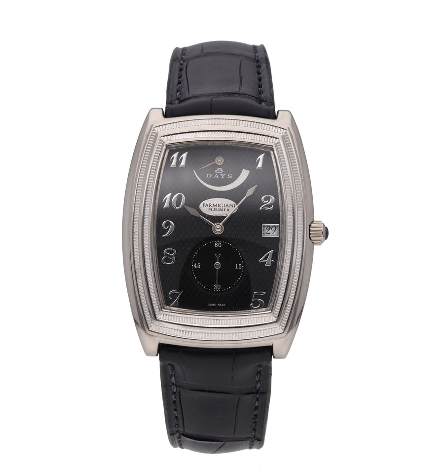 Parmigiani Fleurier Ionica 8 Days 18k White Gold Manual-Wind Watch PF-000107-01