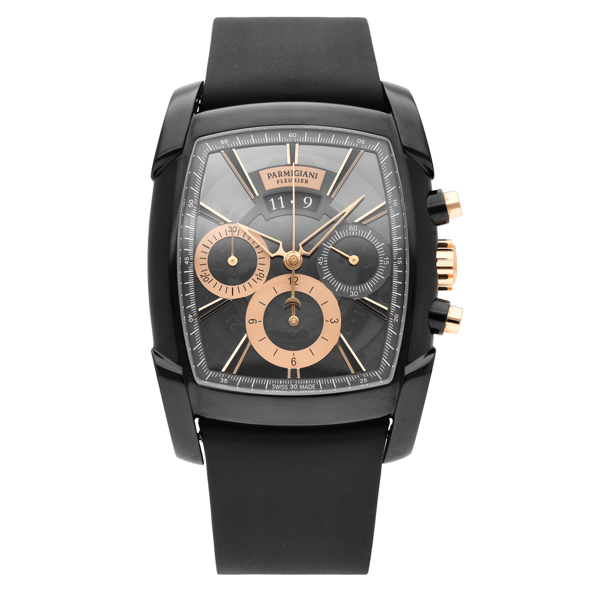 Parmigiani Kalpagraphe LE Black Dial Automatic Men's Watch PFC128-0243200-X01401