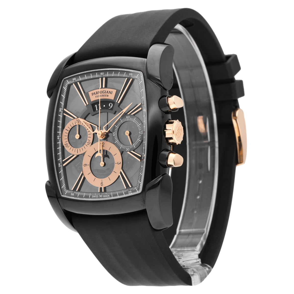 Parmigiani Kalpagraphe LE Black Dial Automatic Men's Watch PFC128-0243200-X01401