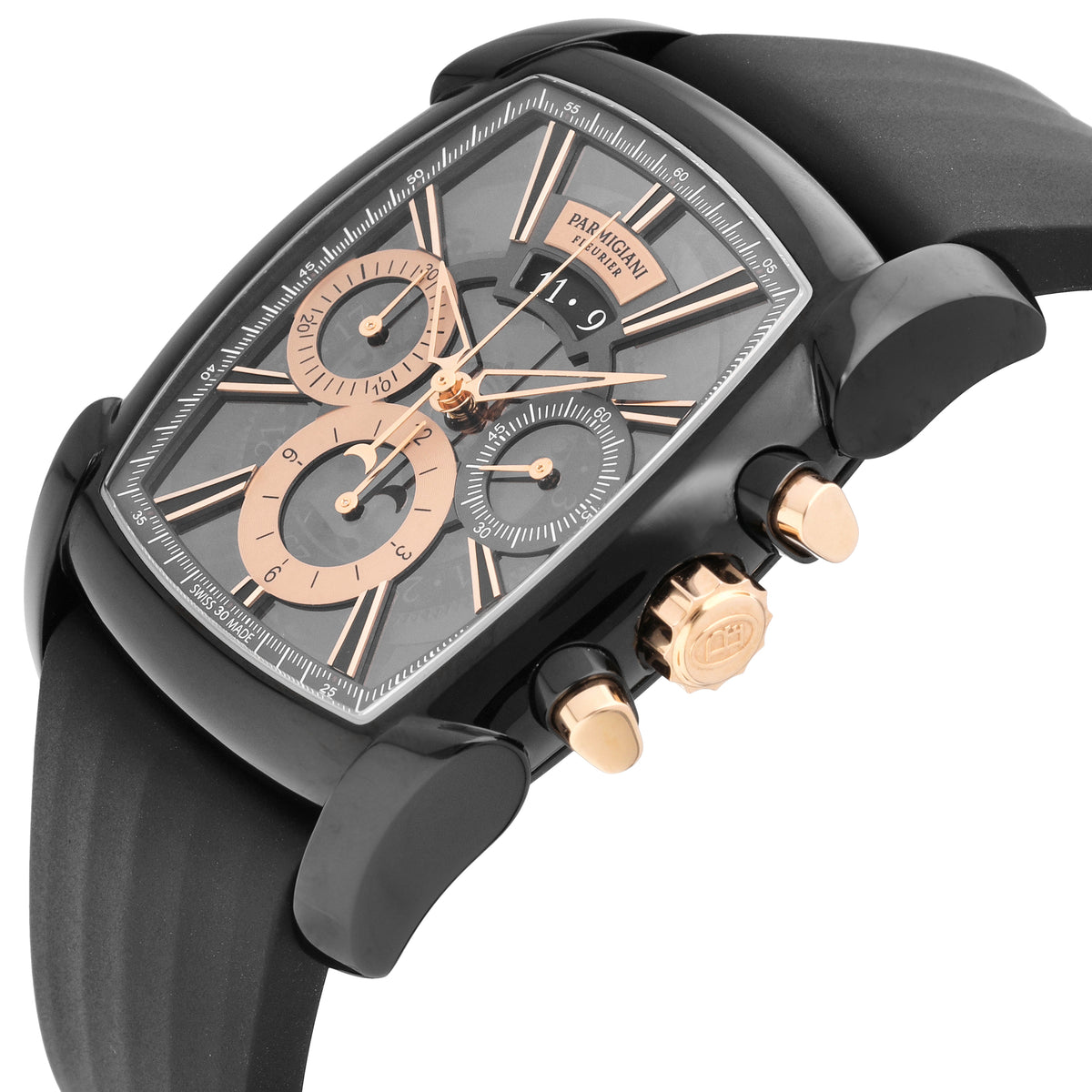Parmigiani Kalpagraphe LE Black Dial Automatic Men's Watch PFC128-0243200-X01401