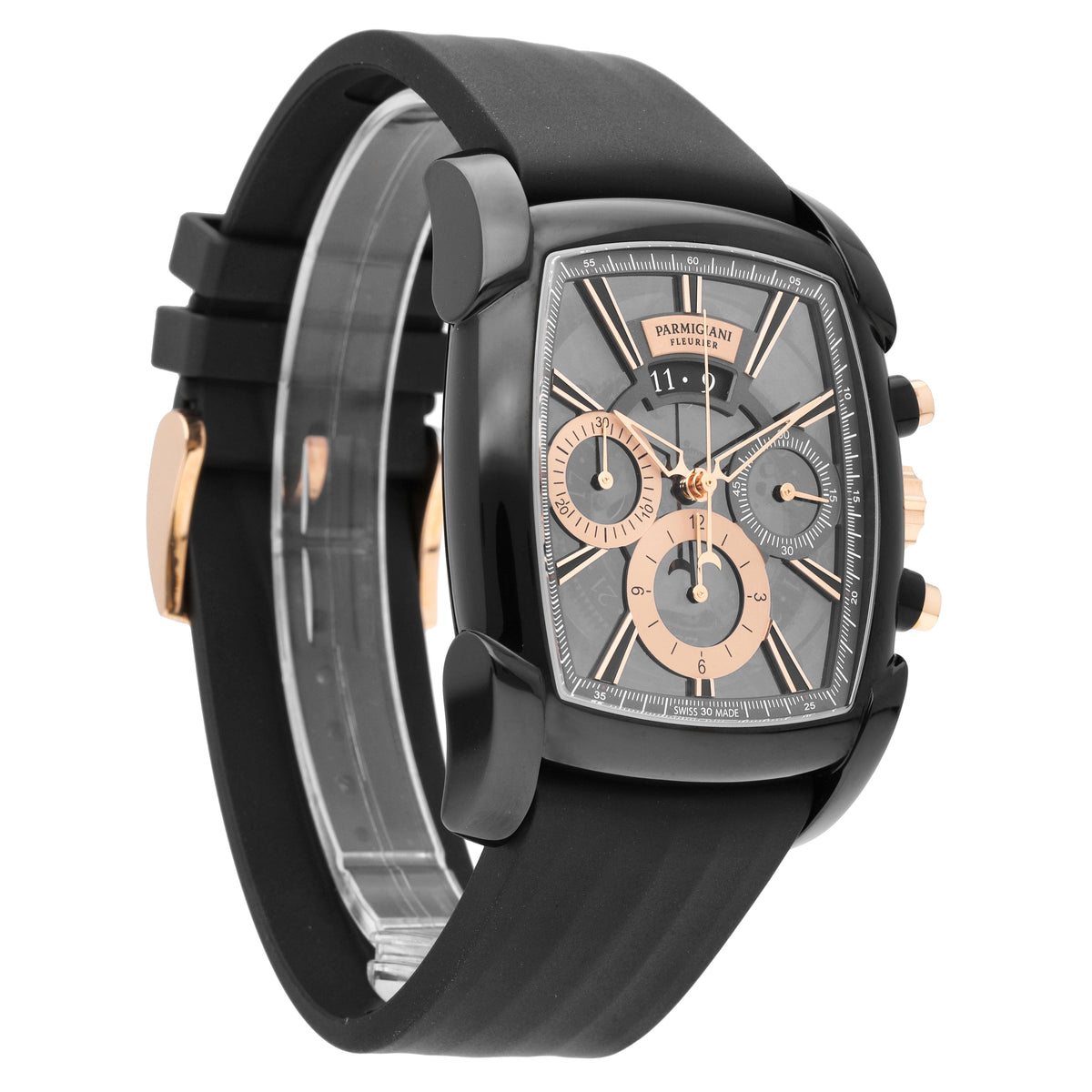 Parmigiani Kalpagraphe LE Black Dial Automatic Men's Watch PFC128-0243200-X01401