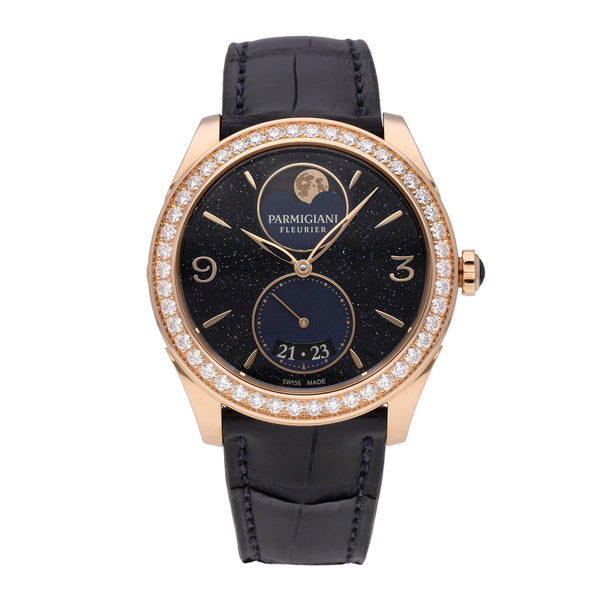 Parmigiani Metropolitaine 18k Rose Gold Auto Ladies Watch PFC811-1510320-HA3181
