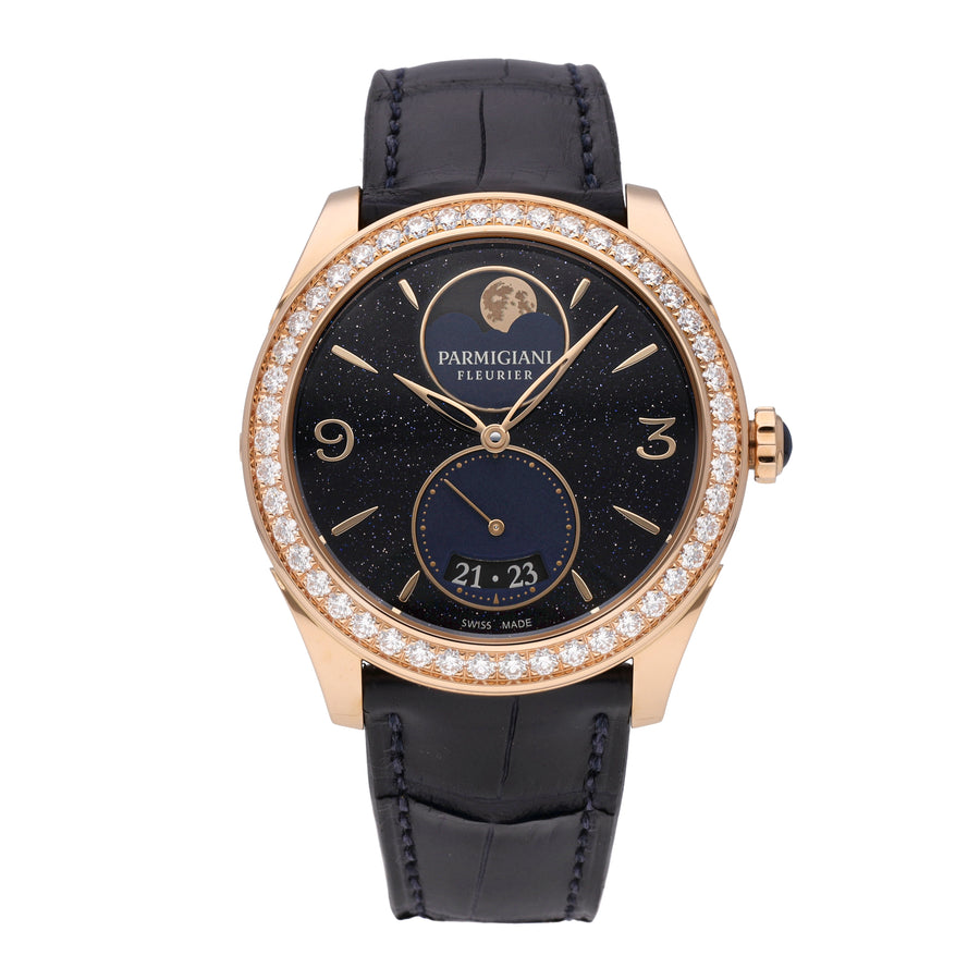Parmigiani Metropolitaine 18k Rose Gold Auto Ladies Watch PFC811-1510320-HA3181