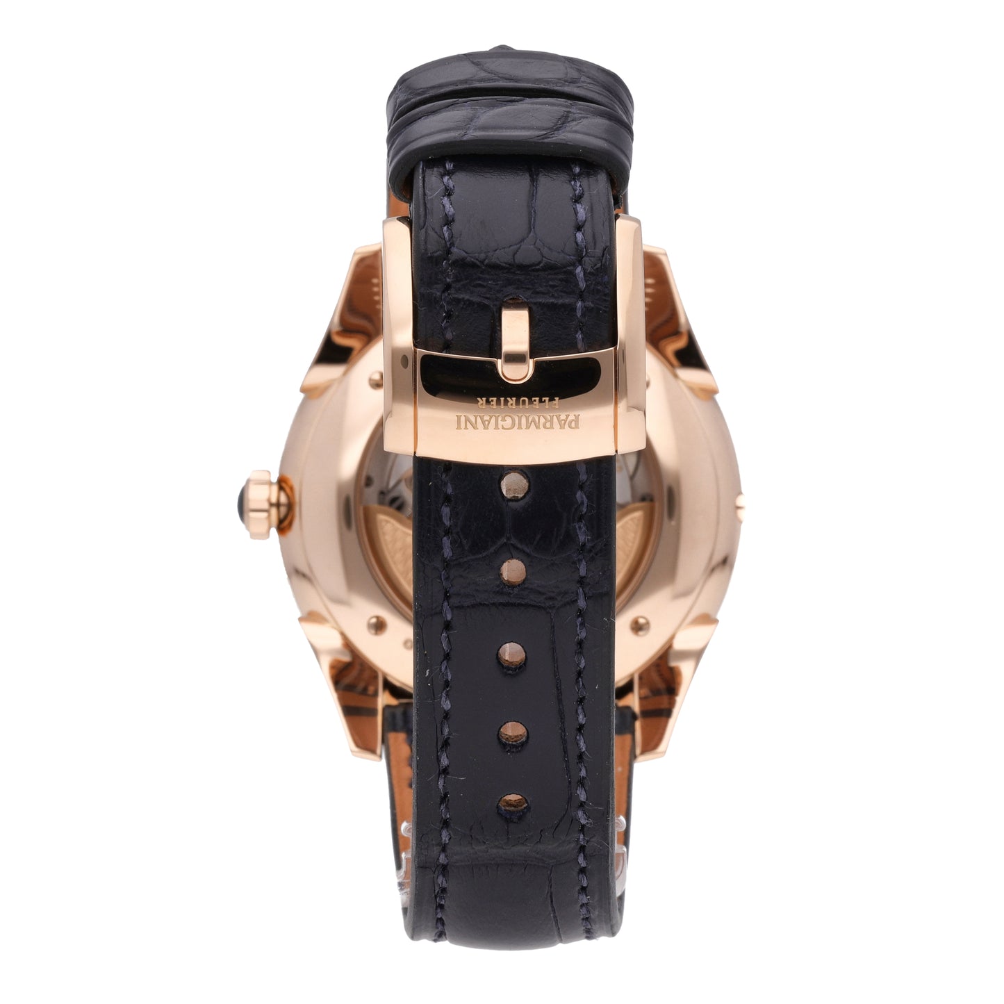 Parmigiani Metropolitaine 18k Rose Gold Auto Ladies Watch PFC811-1510320-HA3181